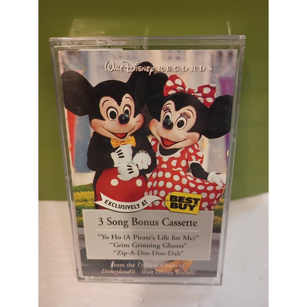 Disney 3 Song Bonus Cassette Best Buy Exclusive Yo Ho Grim Grinning Ghosts 1996